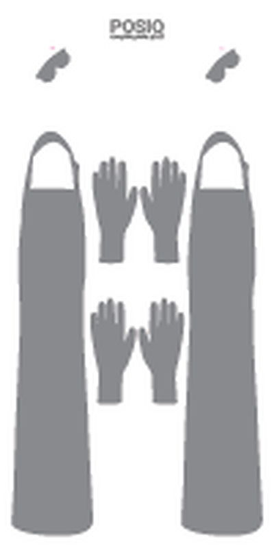 Kleding en handschoenen, voorbeeld 4